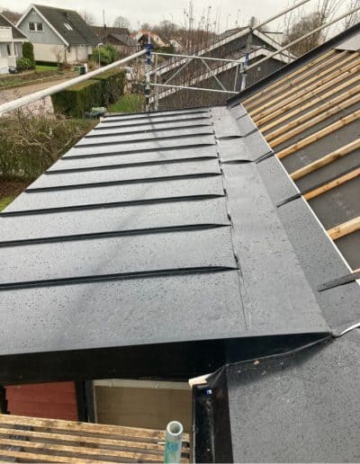 Bild på plåttak som AVR Plåtslageri och Byggnads AB har gjort i södra Skåne - Bild 7